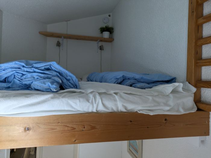 Hems med dobbeltseng